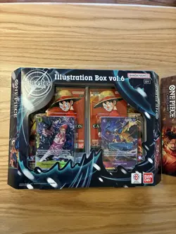 One Piece TCG Illustration Box Volume 5 and 6 Bundle of 3 Sealed - Image 1