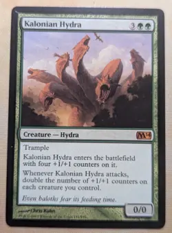 Kalonian Hydra - Magic 2014 - MTG Magic The Gathering TCG Trading Card Game LP - Image 1