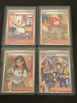 Crispin - 171/131 - Prismatic Evolutions - Pokemon Card Lot Of 4 Cards - Image 1