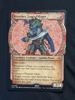 Breeches, Eager Pillager (The Lost Caverns of Ixalan) Showcase card - Image 1
