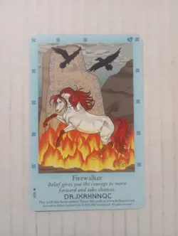 Bella Sara Northern Lights Firewalker 8/55 Horse Regular Common Card 2007 - Image 1