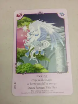 Bella Sara Bella's Ball Iceking 20/55 Regular Common 2009 Horse Card CCG - Image 1