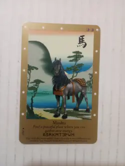 Bella Sara TCG Second Series Mushu 37/97 Regular Common Horse Card 2007 - Image 1