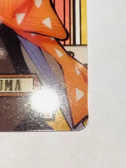 Zenitsu Demon Slayer Stained glass card Kimetsu Vrey Rare From Japan BANDAI F/S - Image 5