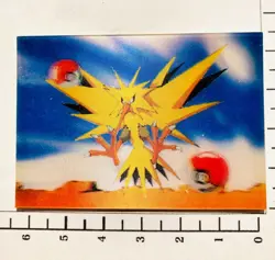 Zapdos 3D Pokemon Card Game Vrey Rare vintage From Japan Nintendo F/S - Image 1