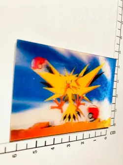 Zapdos 3D Pokemon Card Game Vrey Rare vintage From Japan Nintendo F/S - Image 3
