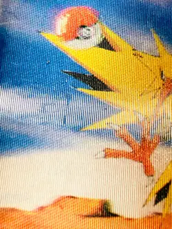 Zapdos 3D Pokemon Card Game Vrey Rare vintage From Japan Nintendo F/S - Image 5