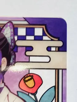 Shinobu Demon Slayer Stained glass card Kimetsu Vrey Rare From Japan BANDAI F/S - Image 3