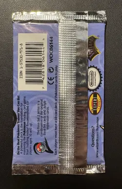 HEAVY WOTC Pokemon Base Set 2 Raichu Art Vintage SEALED Booster Pack HEAVY - Image 4