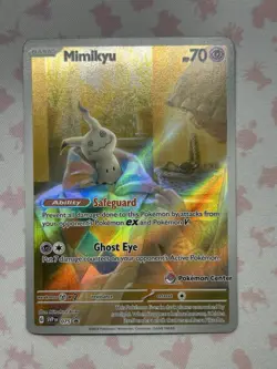 Mimikyu 075 Pokemon Center Exclusive Scarlet & Violet Stamped Promo - Image 1