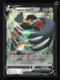 Copperajah V Rebel Clash 136/192 Holo - NM - Image 1