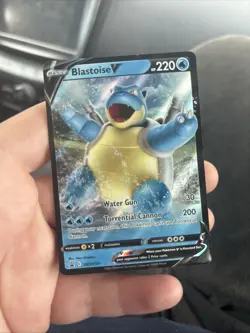 Pokemon TCG - Sword & Shield Black Star Promo - Blastoise V swsh101 - Image 1