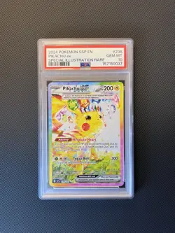 PSA 10 Pikachu EX 238/191 SIR Surging Sparks Pokemon TCG - Image 1