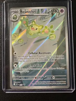 Pokemon TCG Black Bolt & White Flare Illustration Rare Reuniclus Promo SVP 212 - Image 1
