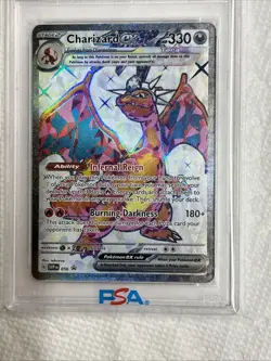 2023 Pokemon S&V Charizard EX Prem Coll Promo 056 PSA 10 Free Shipping - Image 3