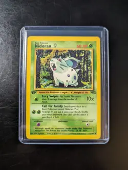 Pokemon TCG Nidoran Jungle 57/64 1st Edition Common MINT - Image 1