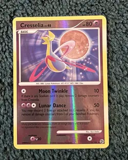 Pokemon TCG Cresselia LV.48 Great Encounters 2/106 Reverse Holo Rare - LP - Image 1