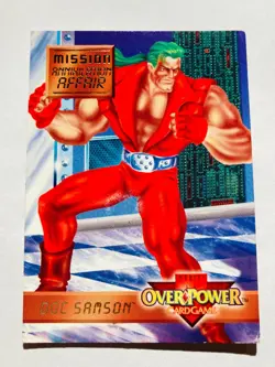 1995 X-men Doc Samson ' 95 Over Power Trading Card Game No. 5of7 Rare F/S - Image 1