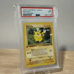 Pokemon 1999 1st Edition Jungle Pikachu 60/64 PSA9 - Image 3
