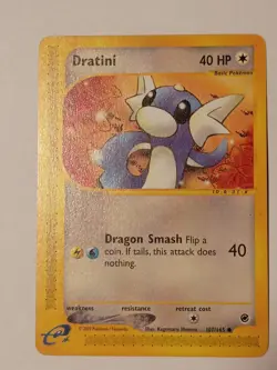 Pokemon TCG Dratini 107/165 Expedition Base Set Regular LP/NM - Image 1