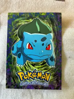 Topps Pokemon Bulbasaur #1 Blue Label First Movie #E1 of 12 NM - Image 1