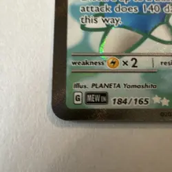 Pokemon Blastoise ex 184/165 Scarlet & Violet 151 Ultra Rare Full Art Holo EN - Image 5