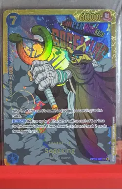 One Piece TCG - Sogeking OP03-122 SEC Pillar of Strength NM - Image 1