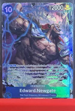 One Piece TCG - Edward.Newgate (SR Alt) OP08-043 Two Legends Foil - Image 1