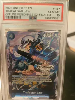 Trafalgar Law (Offline Regional Finalist Card Set 2025 Vol.2) OP07-047 One Piece - Image 1