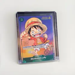 One Piece Luffy P-037 1st Anniversary Promo English Near Mint Clean Copy - Image 2