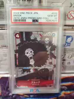 2022 One Piece Japanese Brook OP01-022 PSA 10 - Image 1