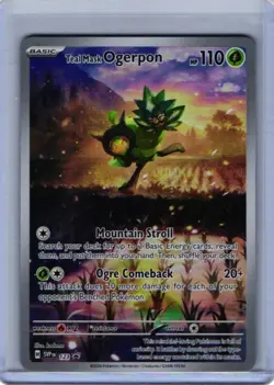 Teal Mask Ogerpon 123 : Scarlet & Violet Promo Cards Holo (NM) - Image 1