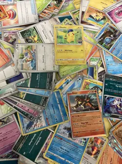 Pokemon TCG Bulk Lot 2 Tins Full of Cards 4lb Collection Incl. Holo - Image 3