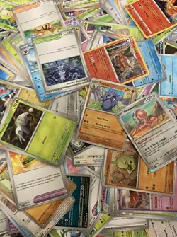Pokemon TCG Bulk Lot 2 Tins Full of Cards 4lb Collection Incl. Holo - Image 4