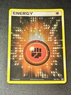 Pokemon TCG Fighting Energy EX Emerald Holo Rare Card 106/106 - Image 1