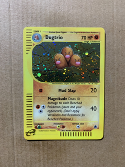 Dugtrio 10/165 Expedition - Holo Pokemon Card - EXCELLENT - Image 1