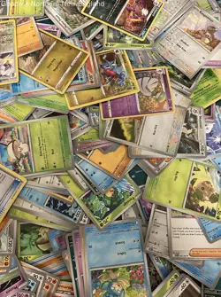 Pokemon TCG Bulk Lot 2 Tins Full of Cards 4lb Collection Incl. Holo - Image 2