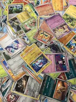 Pokemon TCG Bulk Lot 2 Tins Full of Cards 4lb Collection Incl. Holo - Image 4