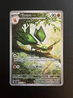 Pokemon Card TCG - Vibrava 206/191 - Surging Sparks - Illustration Rare - Image 1