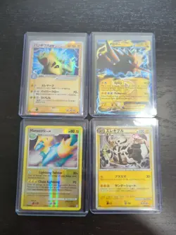 ⚡pokemon 4 Card Lot Tyranitar 004/024 Zapdos 48/135⚡ LP + - Image 1