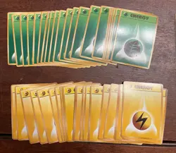 Pokemon TCG 1996 - Japanese ENERGY LOT of 98 Cards from Base Set - MP - Image 2