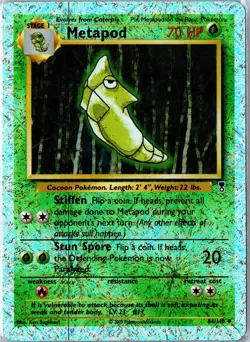 Pokemon Card - Metapod Legendary Collection 54/110 Reverse Holo Vintage WOTC - Image 1