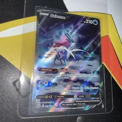 Pokemon TCG Suicune v Crown Zenith: Galarian Gallery Ultra Rare Card GG38/GG70 - Image 1
