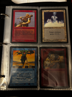 mtg vintage collection binder beta no duplicates oldschool 1993 authentic NM 12 - Image 4