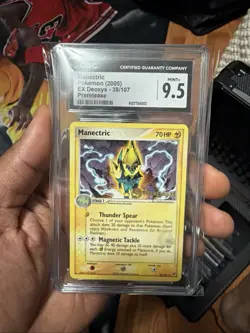 Manectric Prerelease Stamped Promo EX Deoxys 2005 Pokemon Card - Image 1