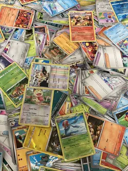 Pokemon TCG Bulk Lot 2 Tins Full of Cards 4lb Collection Incl. Holo - Image 2