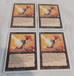 Magic card: 4 x Paralyze Black Creature Anson Maddocks - Image 1