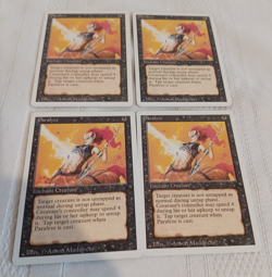 Magic card: 4 x Paralyze Black Creature Anson Maddocks - Image 3