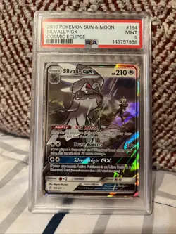 Pokemon TCG Silvally GX Cosmic Eclipse Holo Ultra Rare Card 184/236 - Image 1
