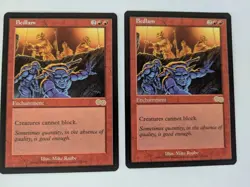 2 Bedlam Urza's Saga MTG NM Free shipping with tracking - Image 1